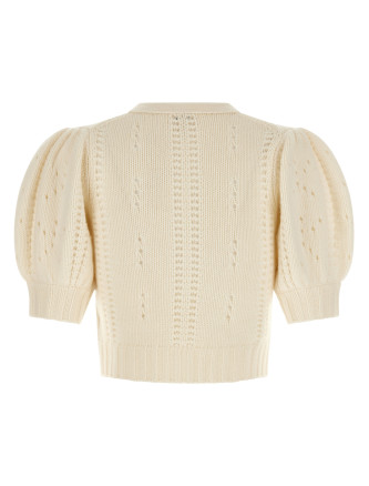 Jacquard logo cardigan #