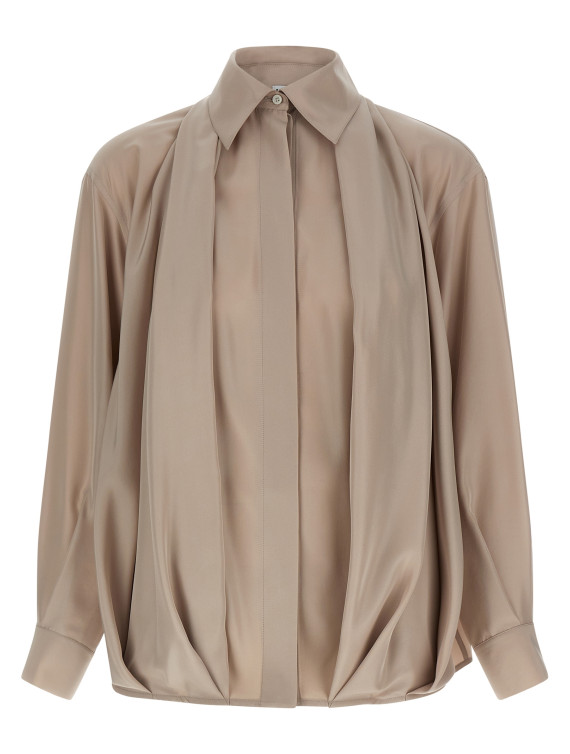 Silk draped shirt #1
