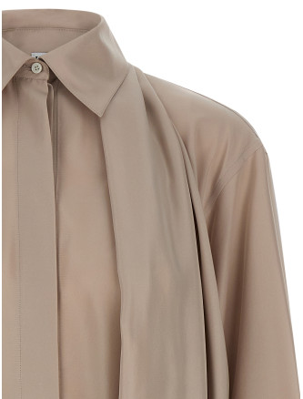 Silk draped shirt #