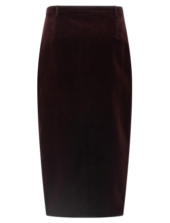 Velvet skirt #