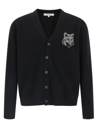 'Fox Head' cardigan