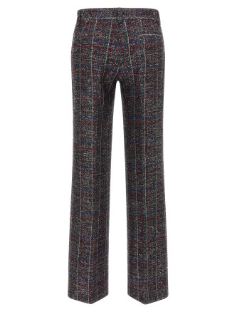 Sequin tartan pants #