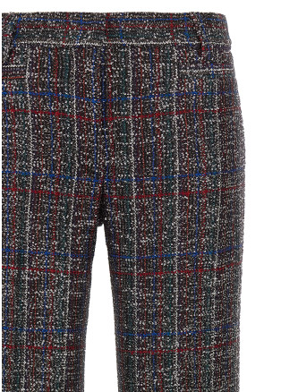Sequin tartan pants #