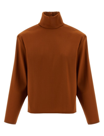 Structured shoulder sweater