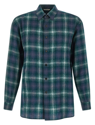 'Airy Wool Check' shirt