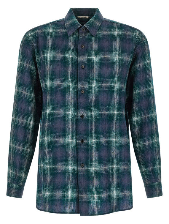 'Airy Wool Check' shirt #1