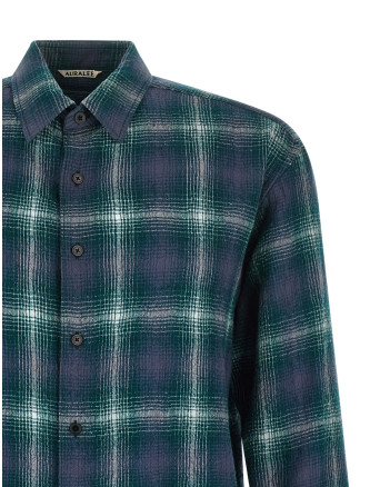 'Airy Wool Check' shirt #