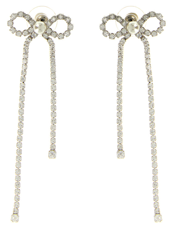 'Crystal Droplet Bow' earrings #1