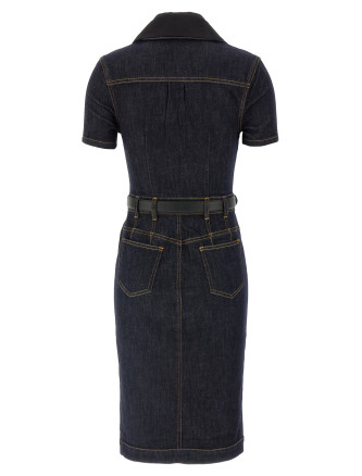 'Indigo Denim Midi' dress #