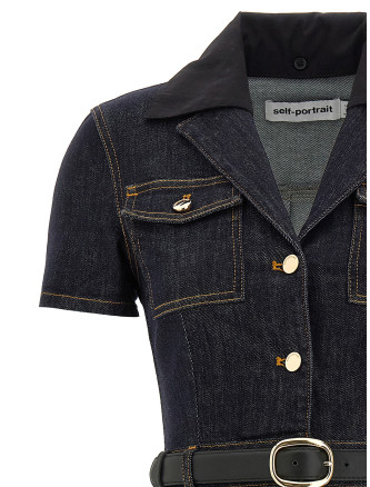 'Indigo Denim Midi' dress #