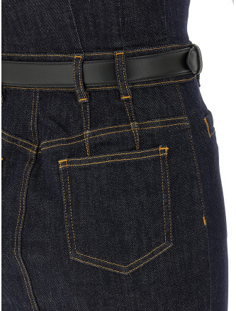 'Indigo Denim Midi' dress #