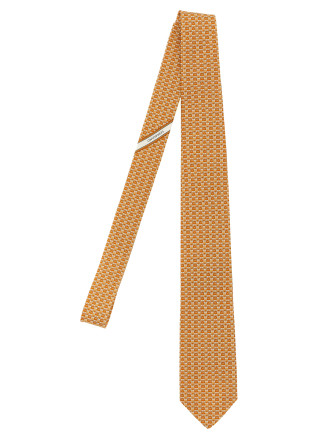 'Gancini' print tie