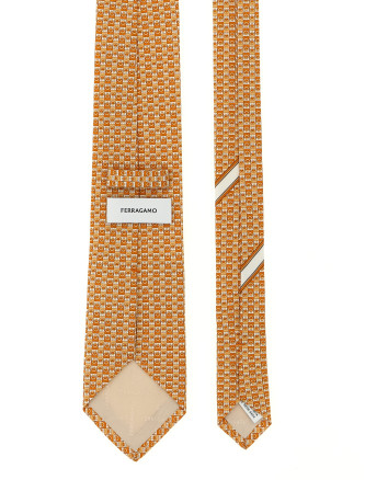 'Gancini' print tie #
