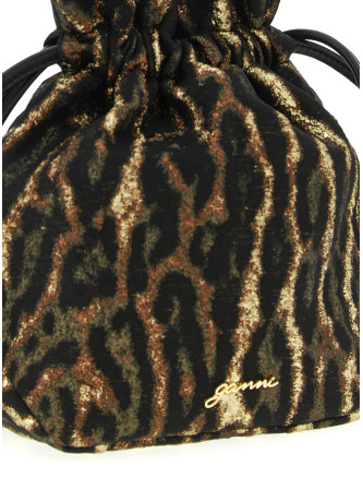 'Metallic Bou Bucket' pouch #