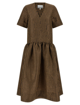 'Taffetà Crinckled' dress