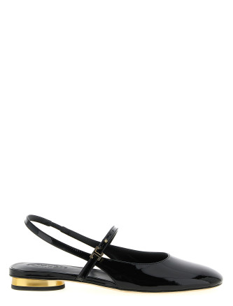 'Mary Jane' patent ballet flats