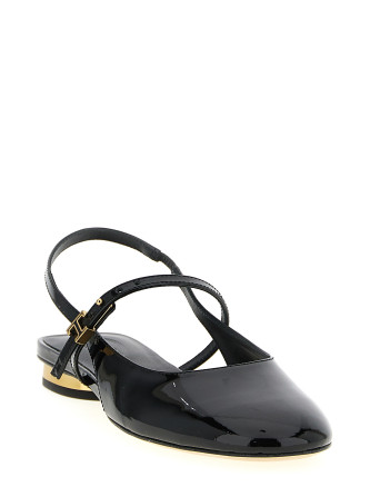 'Mary Jane' patent ballet flats #
