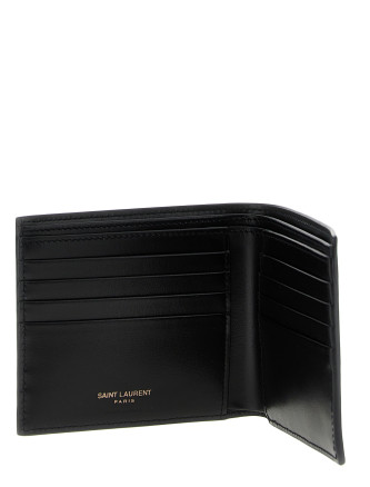 Logo leather wallet #