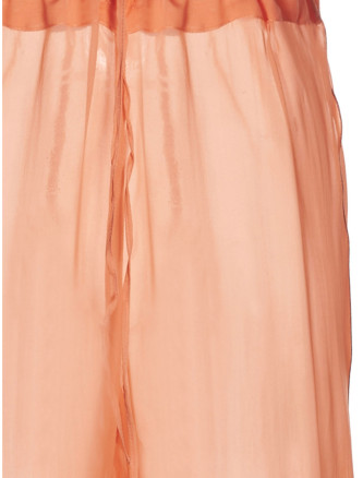 Feather silk pants #