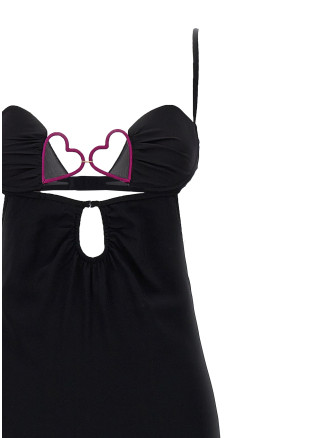 'Heart Bra' long dress #
