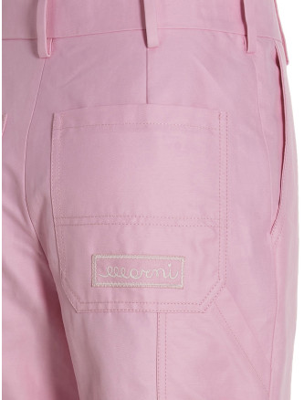 Logo embroidery pants #