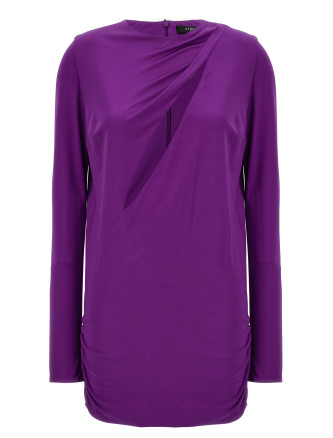 Cut out jersey dress