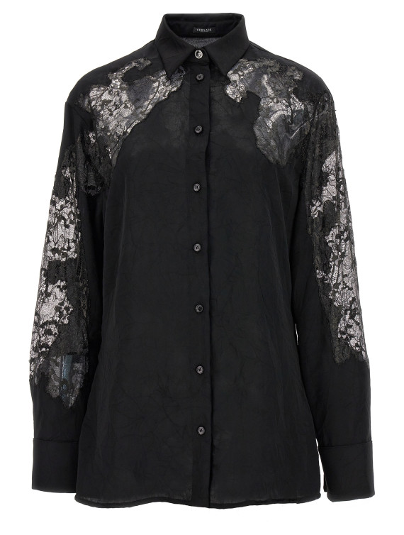 Satin lace shirt #1