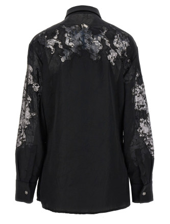 Satin lace shirt #