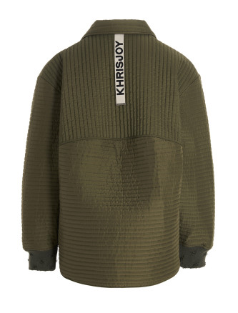 'Chore Quilted Stripes' down jacket #