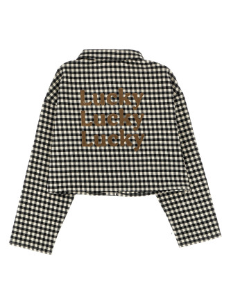 Flannel crop shirt #