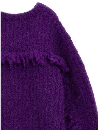 Fringed sweater #