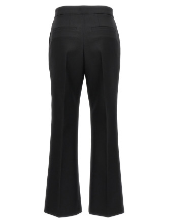 Pleated wool trousers #