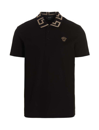 'Greca' polo shirt