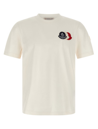 Футболка MONCLER Tricolor logo t-shirt