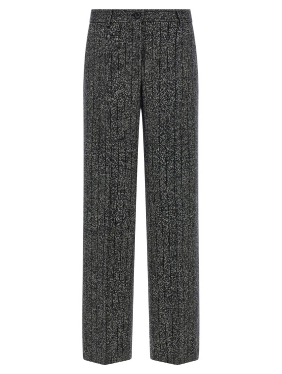 Striped wool pants #1
