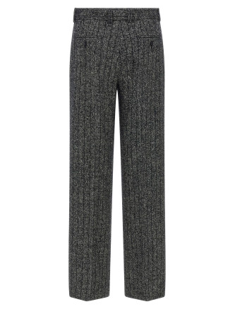 Striped wool pants #