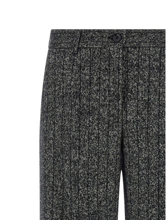 Striped wool pants #
