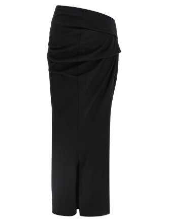 Stretch wool skirt #