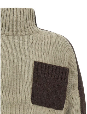 'Two Tone Patch Pocket' sweater #