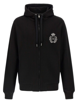 Heraldic patch hoodie