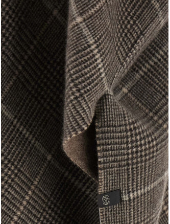 Cashmere reversible poncho #