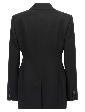 Satin lapel blazer #