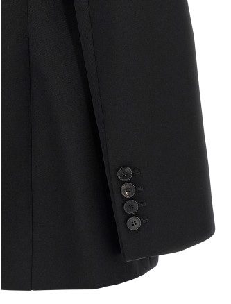 Satin lapel blazer #