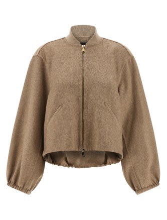 Cashmere bomber jacket