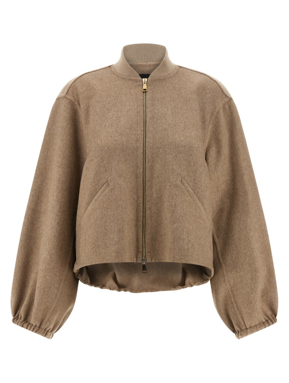 Cashmere bomber jacket #1