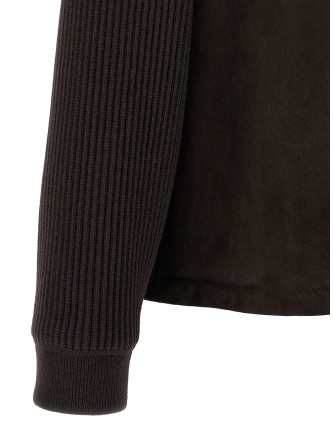 Suede bomber jacket #