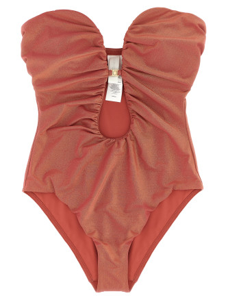 'Rhiannon Deep Plunge' one-piece swimsuit