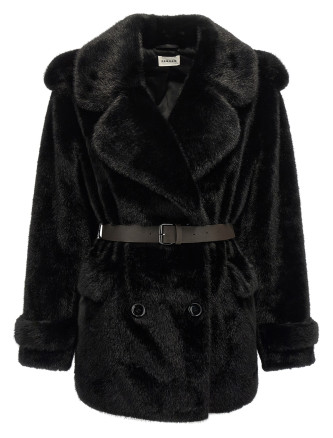 Faux fur coat