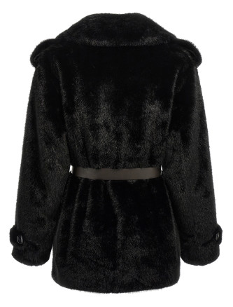 Faux fur coat #