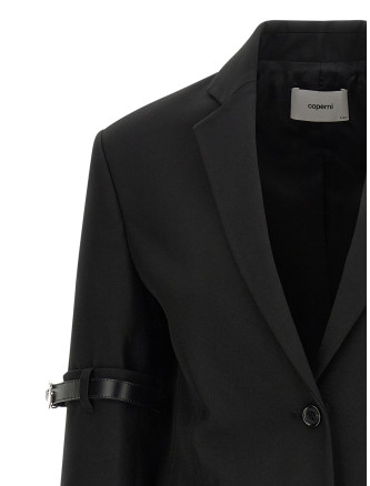 'Logo Belted' blazer #